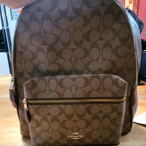 Coach signature backpack